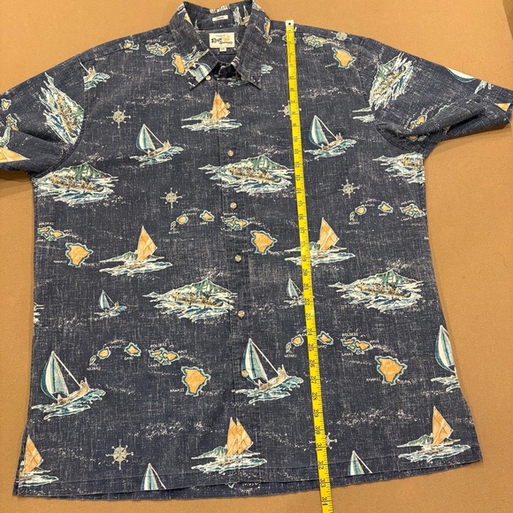 Reyn Spooner Men’s Classic Fit Huki Short Sleeve Button Down Size 2XL - Picture 6 of 11